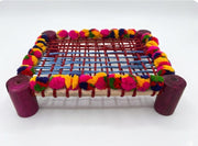 Colorful mini charpai bed product view