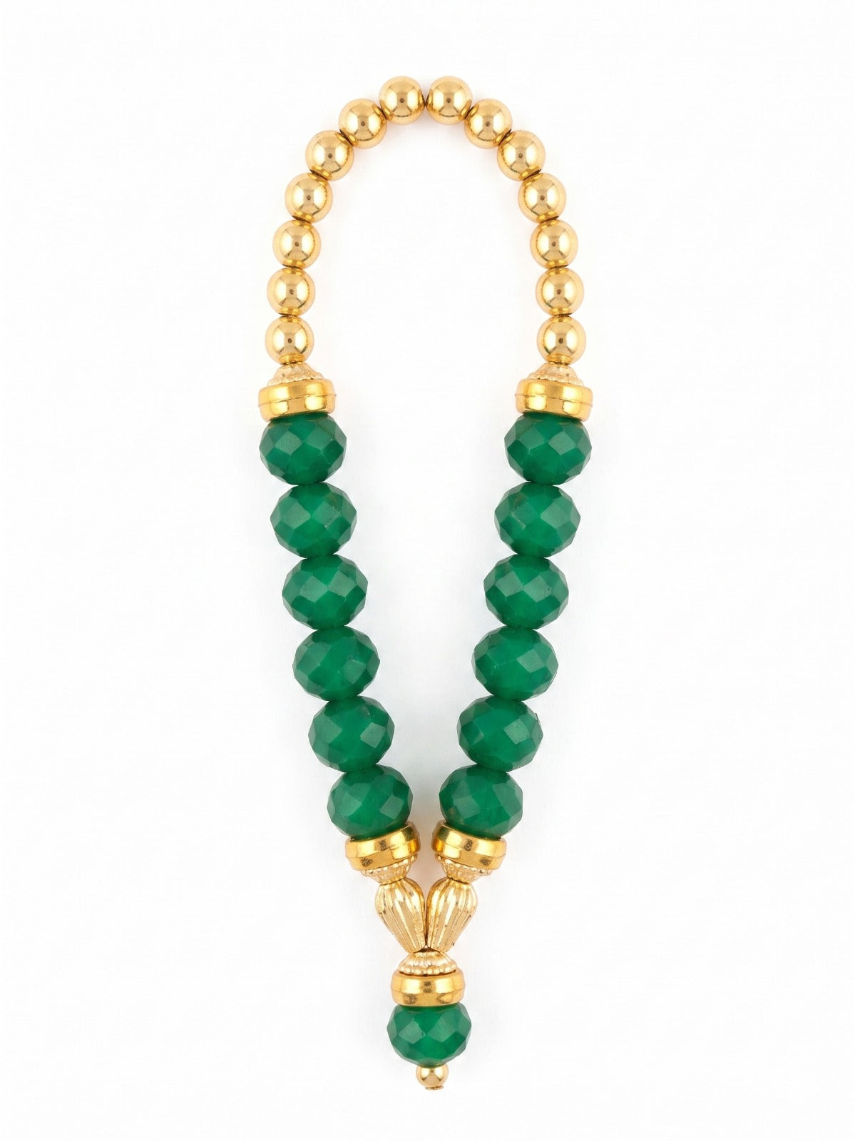Green bead mala product