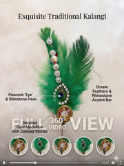 Peacock feather kalangi details