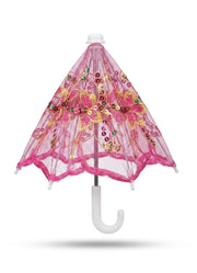 Pink decorative umbrella product view