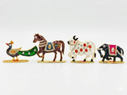 Rajasthani animal toy set
