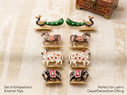 Rajasthani animal toy set full view